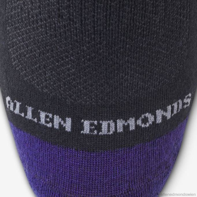 Allen Edmonds Clothing D66B529 | Allen Edmonds Air-Kleiderstrümpfe aus Baumwolle über der Wade Schwarz unisex