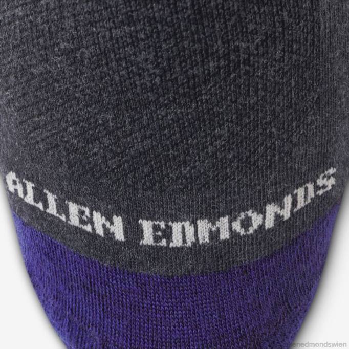 Allen Edmonds Clothing D66B530 | Allen Edmonds Air-Kleiderstrümpfe aus Baumwolle über der Wade Anthrazitgrau unisex