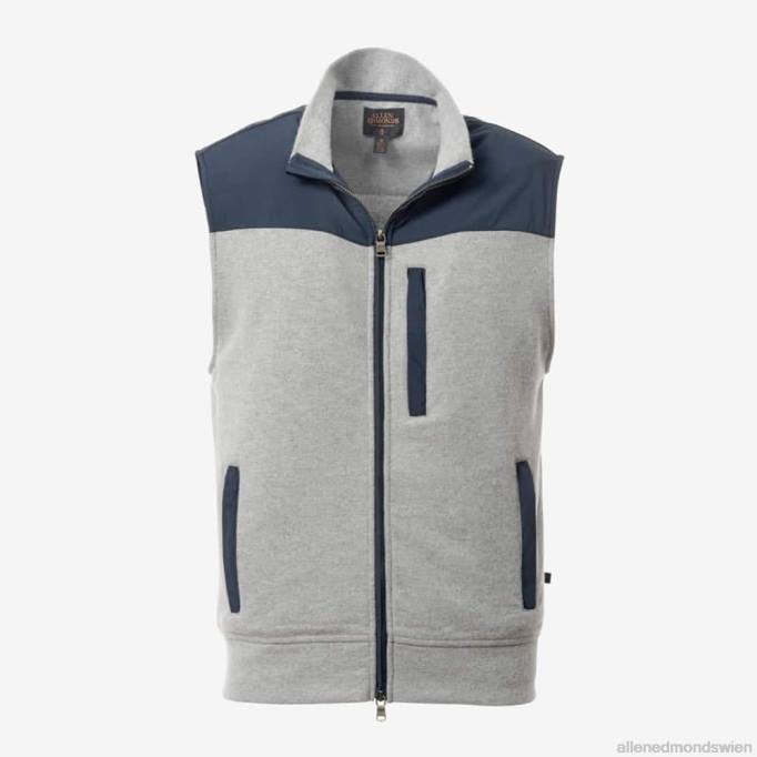 Allen Edmonds Clothing D66B165 | Allen Edmonds James Weste mit Reißverschluss vorne Marine unisex