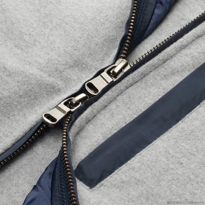 Allen Edmonds Clothing D66B165 | Allen Edmonds James Weste mit Reißverschluss vorne Marine unisex