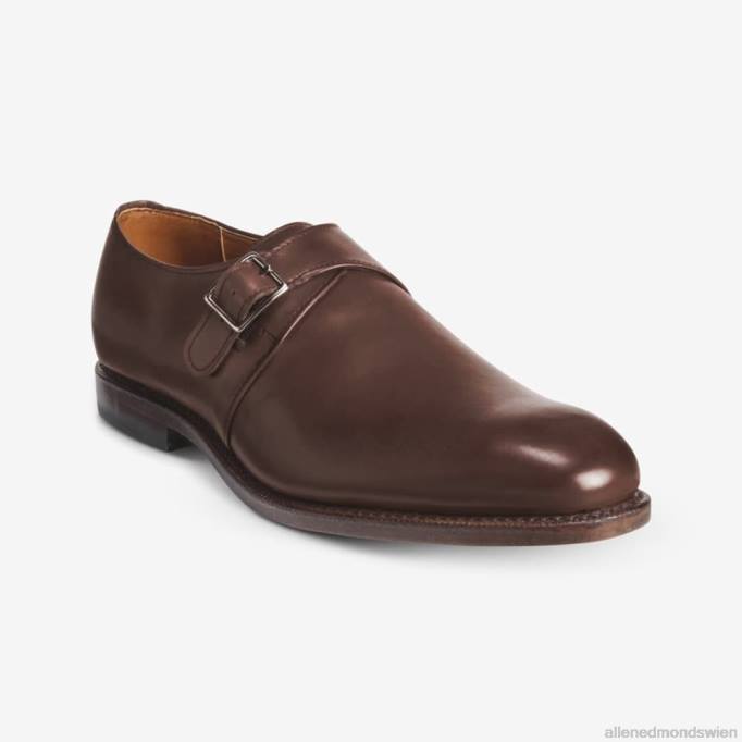 Allen Edmonds Schuhe D66B120 | Allen Edmonds Plymouth-Kleiderschuh mit einzelnem Monk-Riemen Kaffeebraun Männer