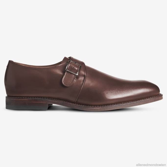 Allen Edmonds Schuhe D66B120 | Allen Edmonds Plymouth-Kleiderschuh mit einzelnem Monk-Riemen Kaffeebraun Männer