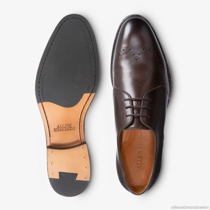Allen Edmonds Schuhe D66B319 | Allen Edmonds Lucca Derby-Schuh dunkelbraun Männer