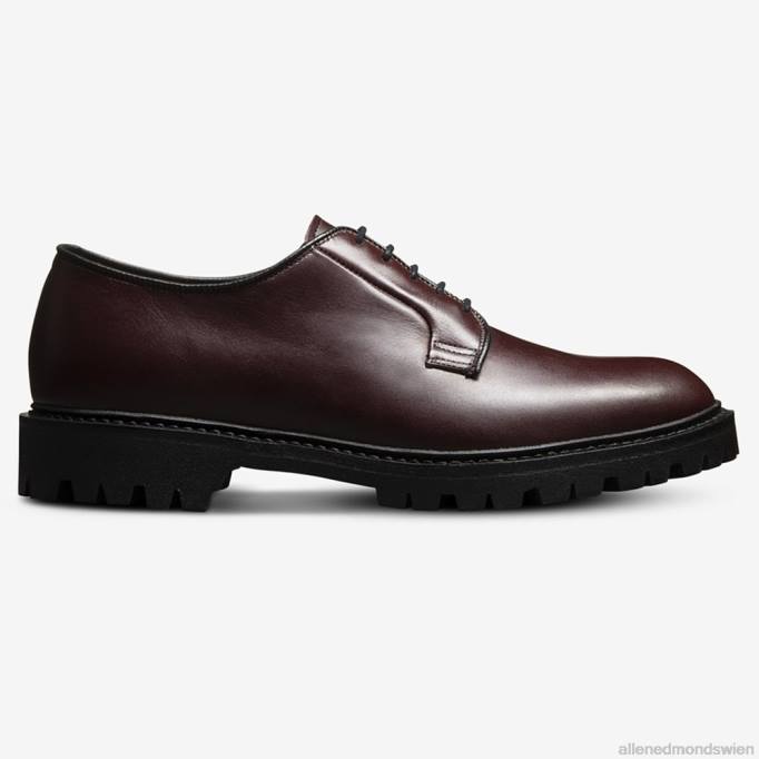 Allen Edmonds Schuhe D66B105 | Allen Edmonds Lennon Lug Derby burgunderfarbenes Leder Männer