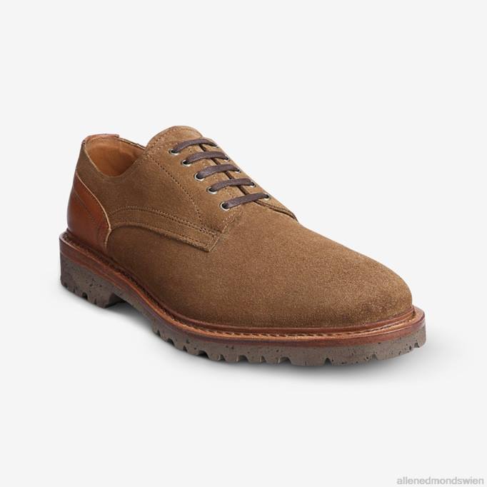 Allen Edmonds Schuhe D66B110 | Allen Edmonds Discovery-Derby-Schuh aus Wildleder Cognac-Schnupftabak Männer