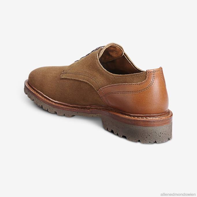 Allen Edmonds Schuhe D66B110 | Allen Edmonds Discovery-Derby-Schuh aus Wildleder Cognac-Schnupftabak Männer