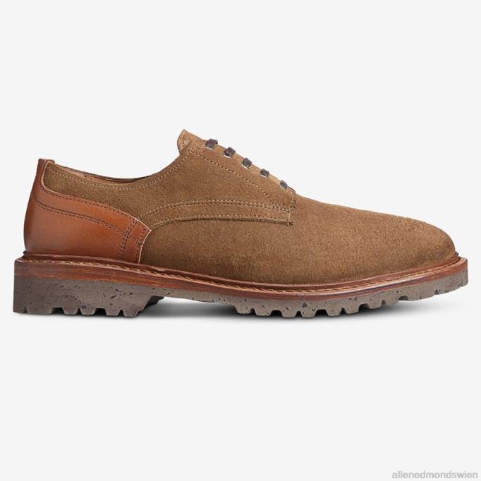 Allen Edmonds Schuhe D66B110 | Allen Edmonds Discovery-Derby-Schuh aus Wildleder Cognac-Schnupftabak Männer