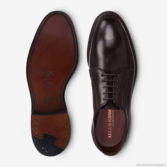 Allen Edmonds Schuhe D66B403 | Allen Edmonds Leeds Shell Cordovan Derby-Schuh brauner Cordovan Männer