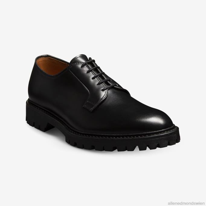 Allen Edmonds Schuhe D66B447 | Allen Edmonds Lennon Lug Derby schwarzes Leder Männer