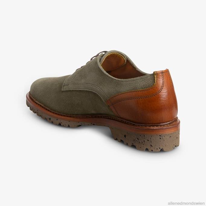 Allen Edmonds Schuhe D66B454 | Allen Edmonds Discovery-Derby-Schuh aus Wildleder Nelke/Cognac Männer