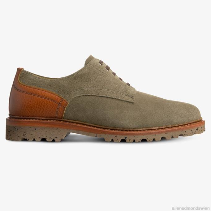 Allen Edmonds Schuhe D66B454 | Allen Edmonds Discovery-Derby-Schuh aus Wildleder Nelke/Cognac Männer