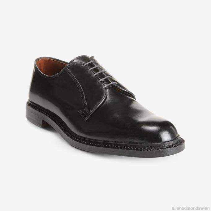 Allen Edmonds Schuhe D66B80 | Allen Edmonds Leeds Shell Cordovan Derby-Schuh schwarzer Cordovan Männer