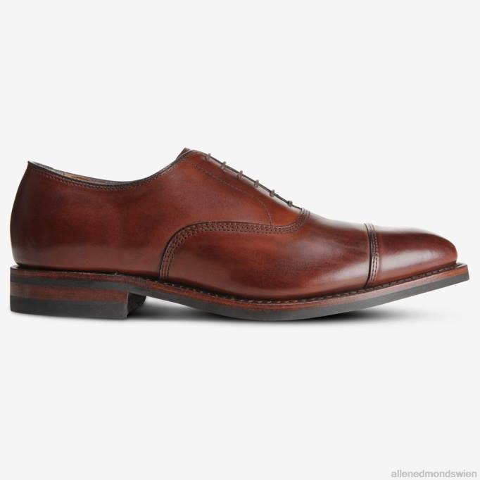 Allen Edmonds Schuhe D66B12 | Allen Edmonds Park Avenue Oxford-Schuh mit Zehenkappe und Dainite-Sohle dunkles Chili Männer