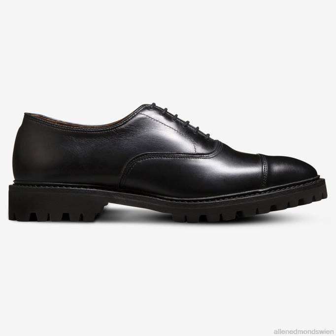 Allen Edmonds Schuhe D66B137 | Allen Edmonds Park Avenue Oxford-Schuh mit Captoe und Profilsohle Schwarz Männer