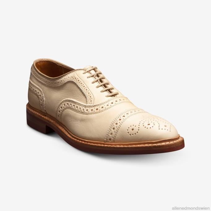 Allen Edmonds Schuhe D66B14 | Allen Edmonds Strandmok Cap-Toe-Oxford mit Dainite-Gummisohle Knochenleder, pflanzlich gegerbt Männer