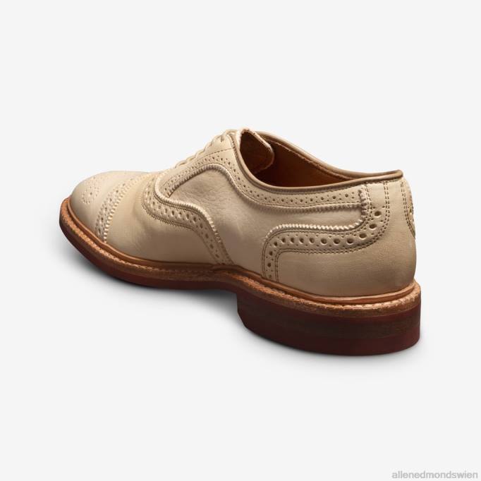 Allen Edmonds Schuhe D66B14 | Allen Edmonds Strandmok Cap-Toe-Oxford mit Dainite-Gummisohle Knochenleder, pflanzlich gegerbt Männer