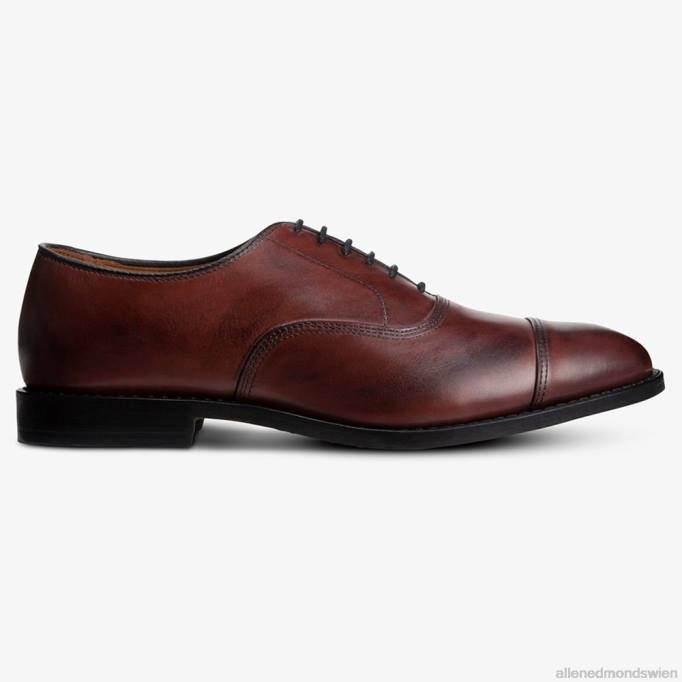 Allen Edmonds Schuhe D66B16 | Allen Edmonds Park Avenue Oxford-Schuh mit Kappenkappe Bordeaux Männer