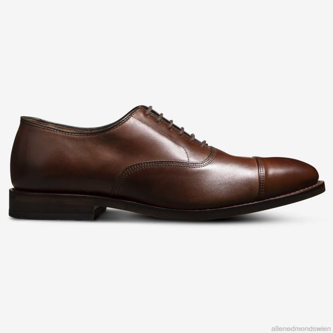 Allen Edmonds Schuhe D66B1 | Allen Edmonds Park Avenue Oxford-Schuh mit Kappenkappe dunkles Chili Männer