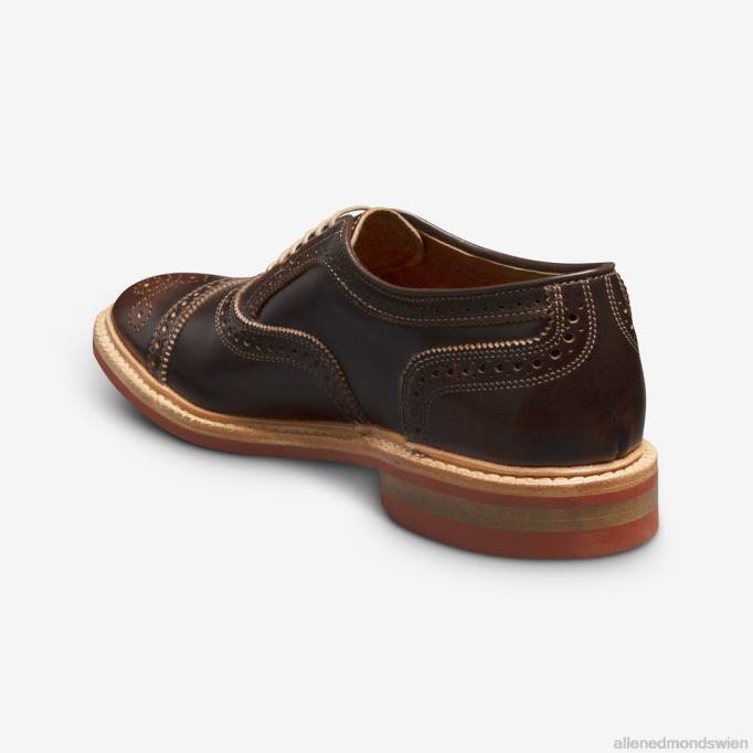 Allen Edmonds Schuhe D66B224 | Allen Edmonds Strandmok Cap-Toe-Oxford mit Dainite-Gummisohle braun Männer