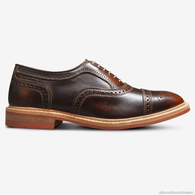 Allen Edmonds Schuhe D66B224 | Allen Edmonds Strandmok Cap-Toe-Oxford mit Dainite-Gummisohle braun Männer