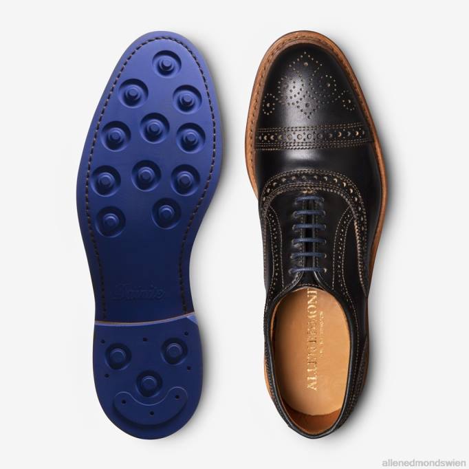 Allen Edmonds Schuhe D66B226 | Allen Edmonds Strandmok Cap-Toe-Oxford mit Dainite-Gummisohle Schwarz Männer