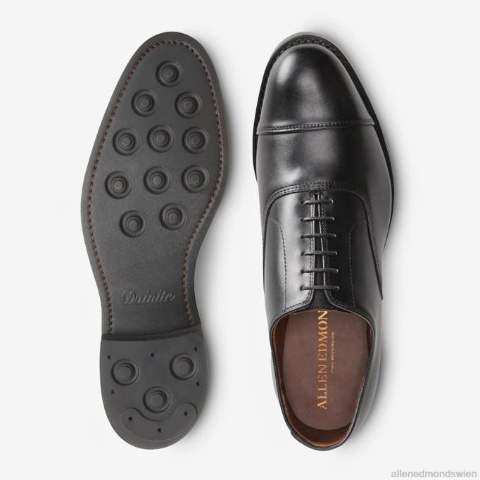 Allen Edmonds Schuhe D66B235 | Allen Edmonds Park Avenue Oxford-Schuh mit Zehenkappe und Dainite-Sohle Schwarz Männer