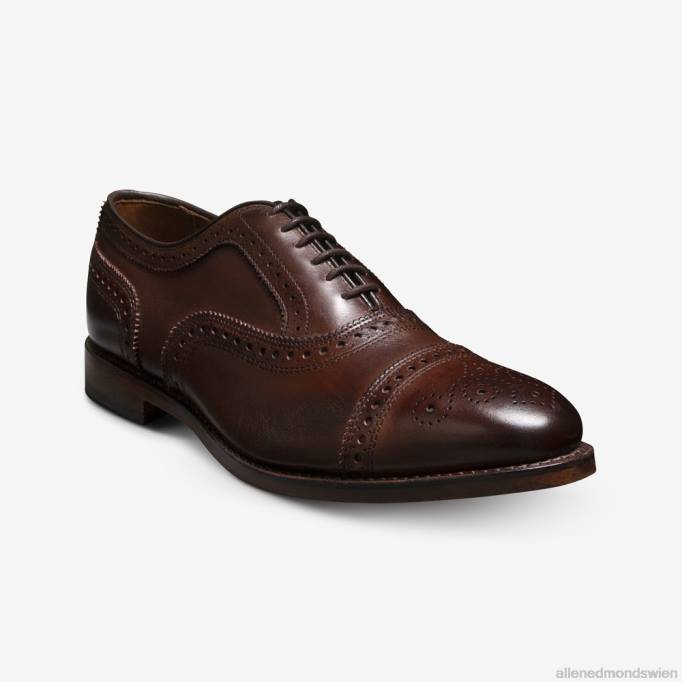 Allen Edmonds Schuhe D66B23 | Allen Edmonds Strand Oxford-Schuh mit Kappenkappe Mahagoni Männer
