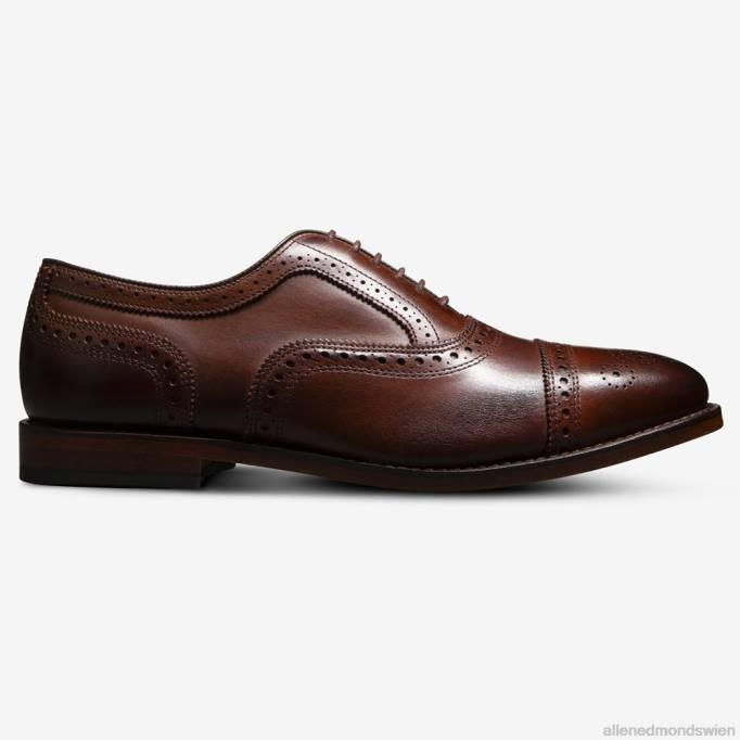 Allen Edmonds Schuhe D66B23 | Allen Edmonds Strand Oxford-Schuh mit Kappenkappe Mahagoni Männer