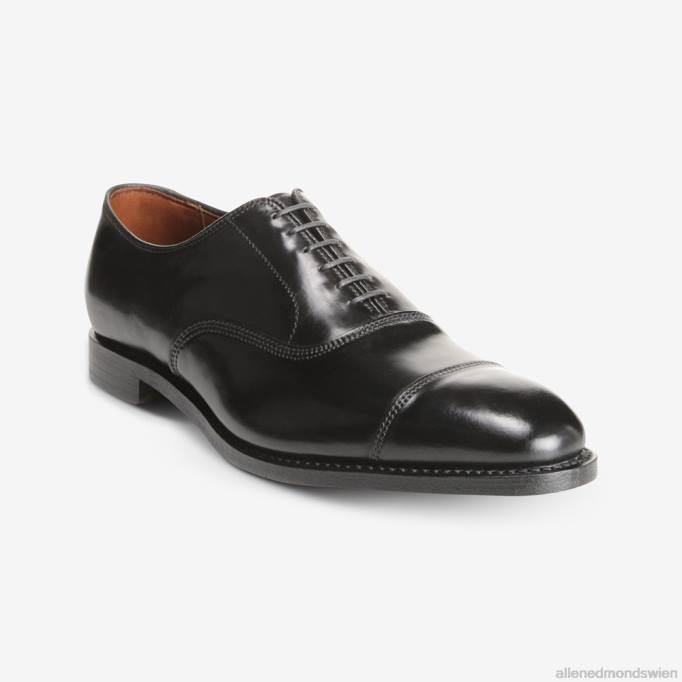 Allen Edmonds Schuhe D66B24 | Allen Edmonds Park Avenue Shell-Cordovan-Oxford-Kleiderschuh mit Captoe schwarzer Cordovan Männer