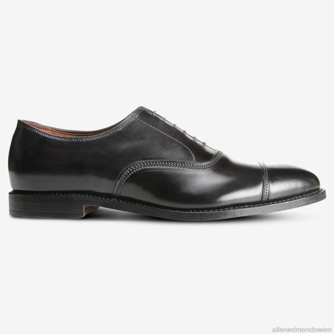 Allen Edmonds Schuhe D66B24 | Allen Edmonds Park Avenue Shell-Cordovan-Oxford-Kleiderschuh mit Captoe schwarzer Cordovan Männer