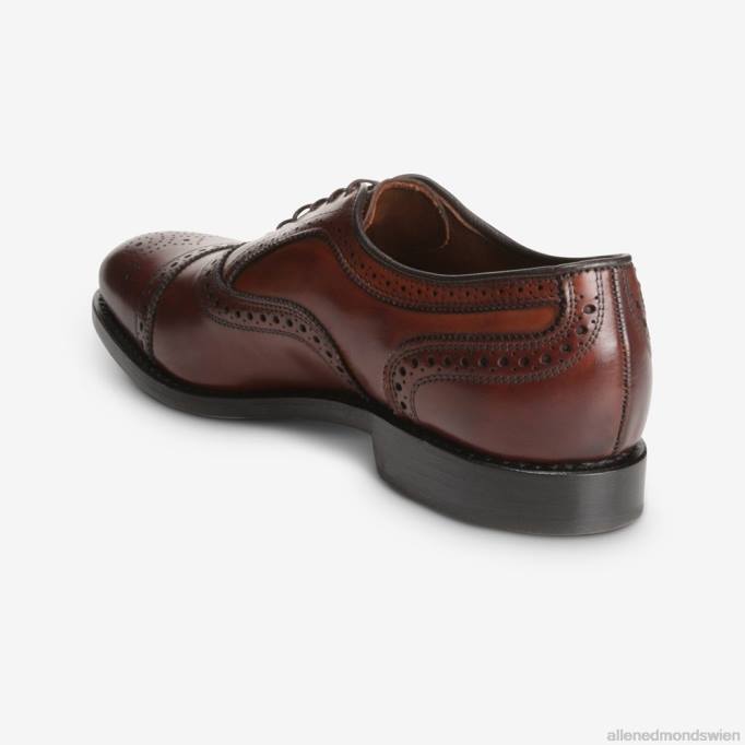 Allen Edmonds Schuhe D66B272 | Allen Edmonds Strand Oxford-Schuh mit Kappenkappe dunkles Chili Männer