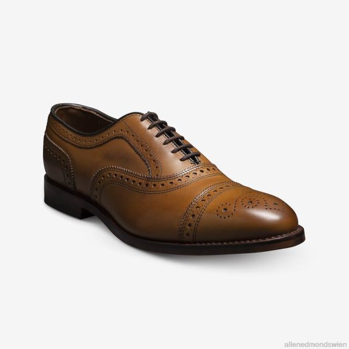 Allen Edmonds Schuhe D66B273 | Allen Edmonds Strand Oxford-Schuh mit Kappenkappe Walnussbraun Männer