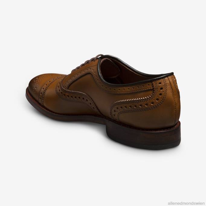 Allen Edmonds Schuhe D66B273 | Allen Edmonds Strand Oxford-Schuh mit Kappenkappe Walnussbraun Männer