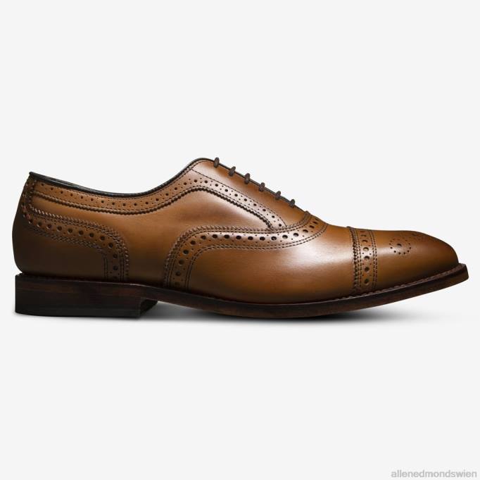 Allen Edmonds Schuhe D66B273 | Allen Edmonds Strand Oxford-Schuh mit Kappenkappe Walnussbraun Männer