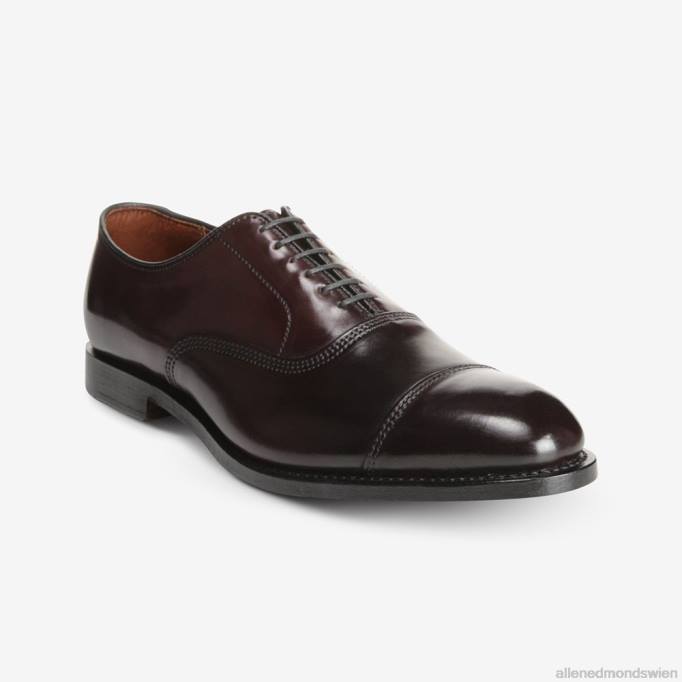 Allen Edmonds Schuhe D66B277 | Allen Edmonds Park Avenue Shell-Cordovan-Oxford-Kleiderschuh mit Captoe Burgunder Cordovan Männer
