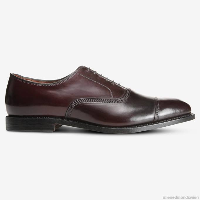 Allen Edmonds Schuhe D66B277 | Allen Edmonds Park Avenue Shell-Cordovan-Oxford-Kleiderschuh mit Captoe Burgunder Cordovan Männer
