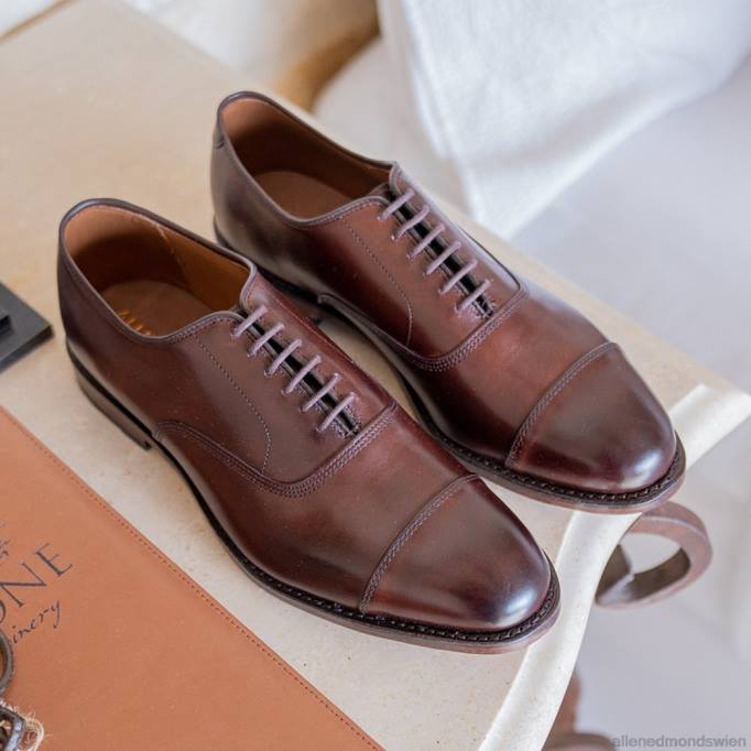 Allen Edmonds Schuhe D66B278 | Allen Edmonds Park Avenue Shell-Cordovan-Oxford-Kleiderschuh mit Captoe Chili-Cordovan Männer