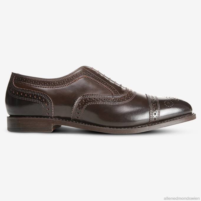 Allen Edmonds Schuhe D66B294 | Allen Edmonds Strand Shell Cordovan Oxford-Kleiderschuh mit Captoe brauner Cordovan Männer
