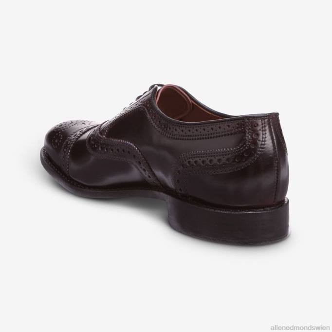 Allen Edmonds Schuhe D66B295 | Allen Edmonds Strand Shell Cordovan Oxford-Kleiderschuh mit Captoe Burgunder Cordovan Männer