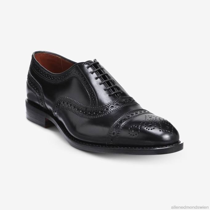 Allen Edmonds Schuhe D66B296 | Allen Edmonds Strand Shell Cordovan Oxford-Kleiderschuh mit Captoe schwarzer Cordovan Männer