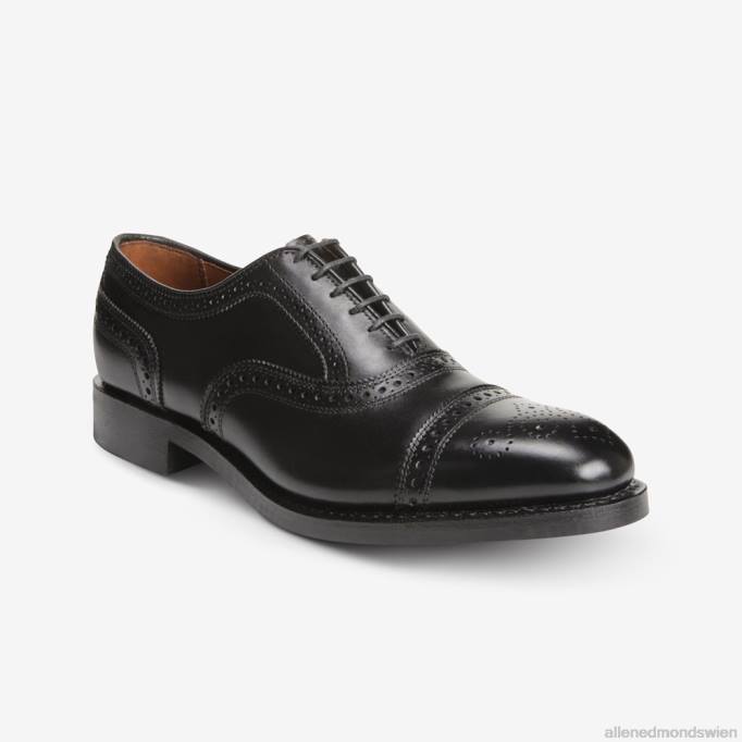 Allen Edmonds Schuhe D66B29 | Allen Edmonds Strand-Oxford-Schuh mit Zehenkappe und Dainite-Sohle Schwarz Männer