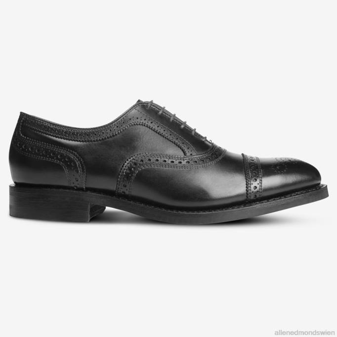 Allen Edmonds Schuhe D66B29 | Allen Edmonds Strand-Oxford-Schuh mit Zehenkappe und Dainite-Sohle Schwarz Männer