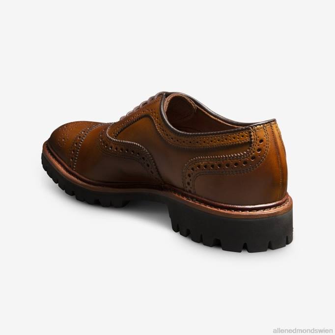 Allen Edmonds Schuhe D66B305 | Allen Edmonds Strand-Oxford-Schuh mit Captoe und Profilsohle Nussbaum Männer