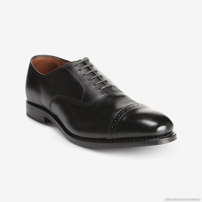 Allen Edmonds Schuhe D66B310 | Allen Edmonds Fifth Avenue Oxford-Schuh mit Kappenkappe Schwarz Männer