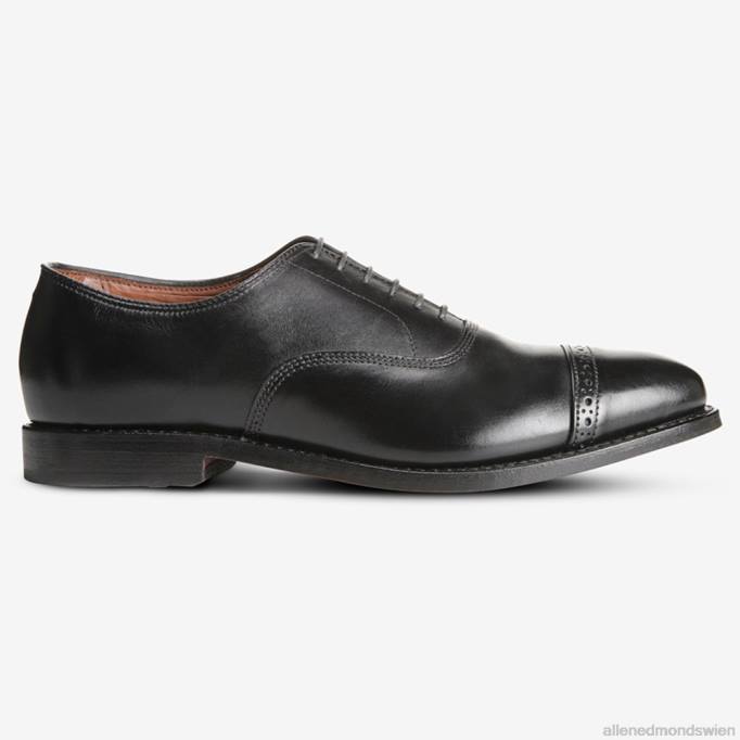 Allen Edmonds Schuhe D66B310 | Allen Edmonds Fifth Avenue Oxford-Schuh mit Kappenkappe Schwarz Männer