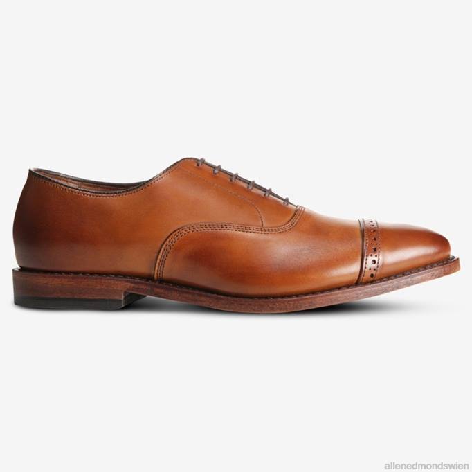 Allen Edmonds Schuhe D66B311 | Allen Edmonds Fifth Avenue Oxford-Schuh mit Kappenkappe Walnussbraun Männer