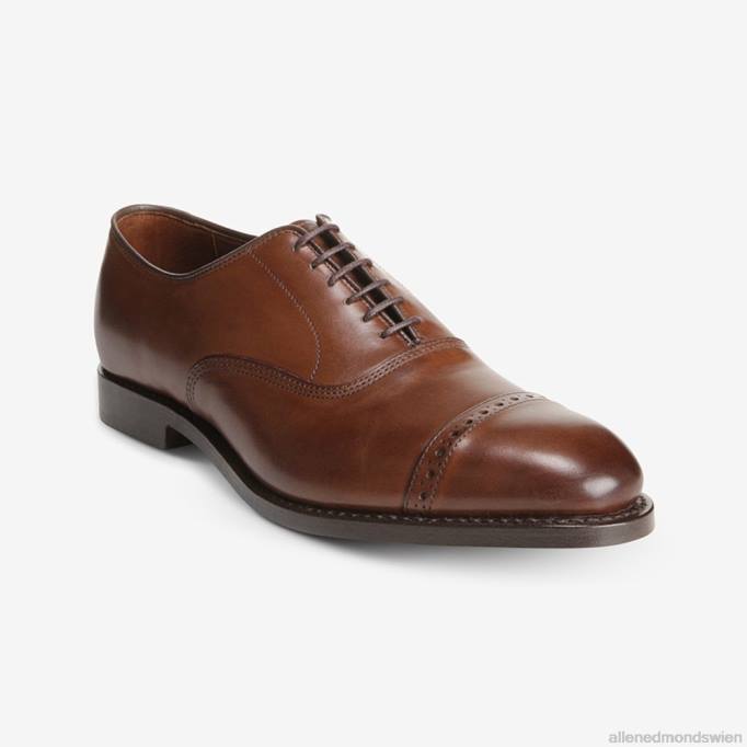 Allen Edmonds Schuhe D66B313 | Allen Edmonds Fifth Avenue Oxford-Schuh mit Kappenkappe Kaffeebraun Männer