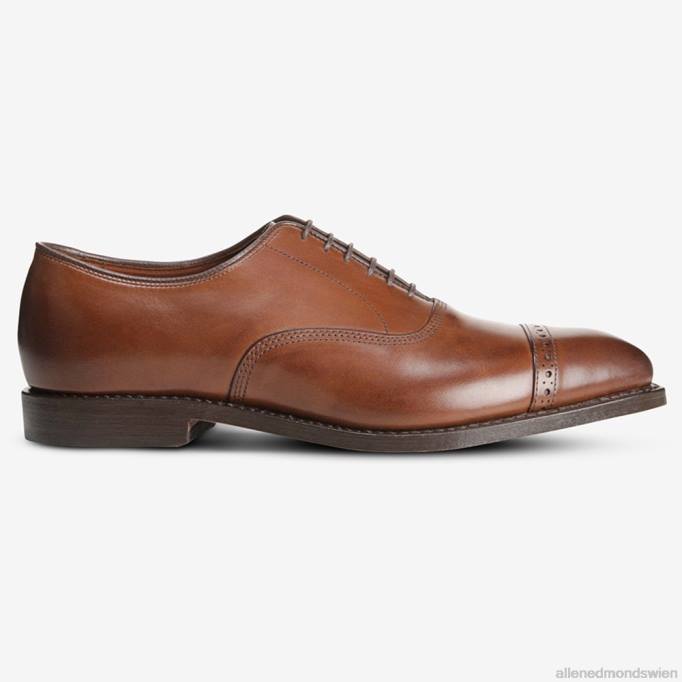 Allen Edmonds Schuhe D66B313 | Allen Edmonds Fifth Avenue Oxford-Schuh mit Kappenkappe Kaffeebraun Männer