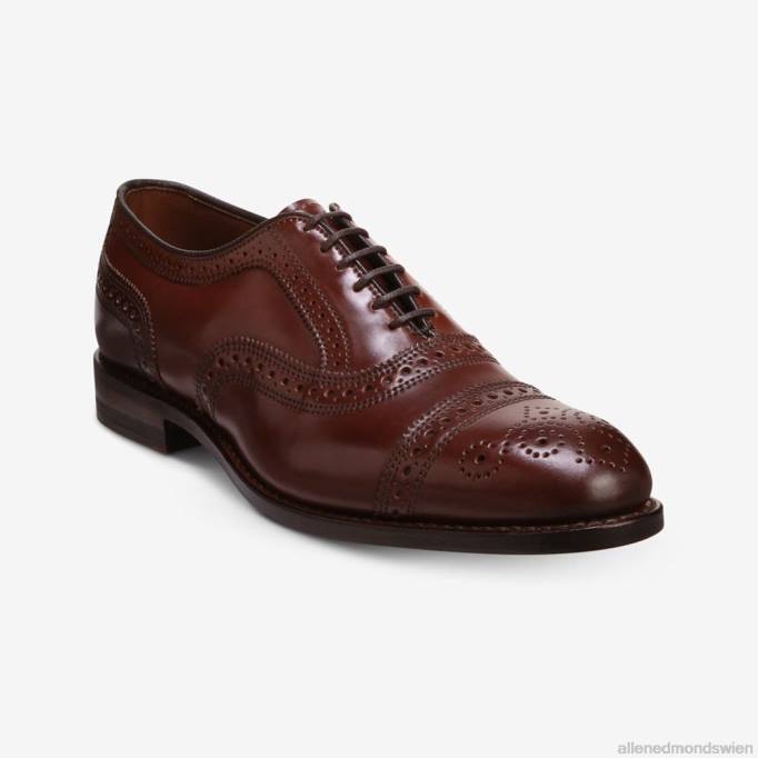 Allen Edmonds Schuhe D66B31 | Allen Edmonds Strand Shell Cordovan Oxford-Kleiderschuh mit Captoe Chili-Cordovan Männer