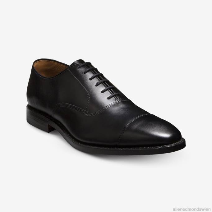 Allen Edmonds Schuhe D66B39 | Allen Edmonds Park Avenue Oxford-Schuh mit Kappenkappe Schwarz Männer